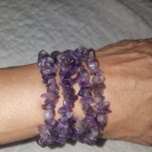 Endless Amethyst Stone Necklace - Picture 3 of 3